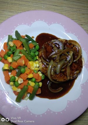 Foto resep Steak tempe saus barbeqyu