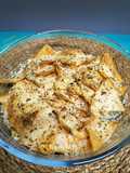 Nachos horneados con queso y orégano