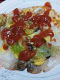 Sweet and Spicy Oyster Omelet