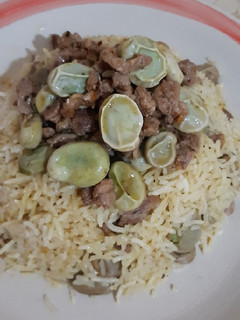 صورة لوصفة رز بفول