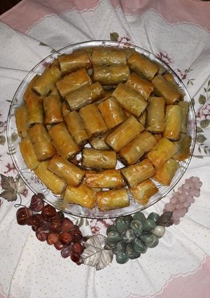 صورة لوصفة رولات بقلاوة