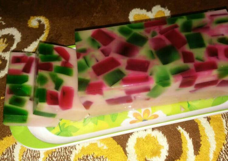 Bahan Puding Mozaik (Puding Kaca) Markisa | Cara Buat Puding Mozaik (Puding Kaca) Markisa Yang Sempurna