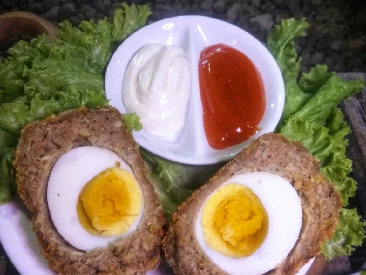 Cara Simple Menyiapkan Resep  Scotch egg yang Lezat, Bisa Manjain Lidah