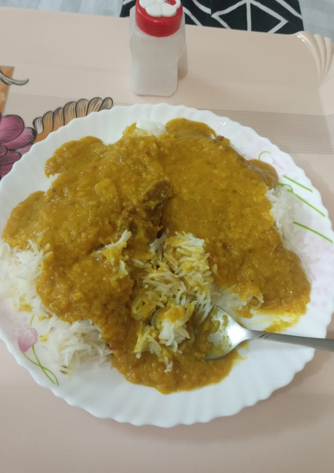 A picture of Simple dal chawal.