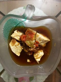 Foto resep Tahu gejrot pedas dengan tahu putih (camilan diet)
