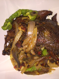A picture of Peppered chicken.