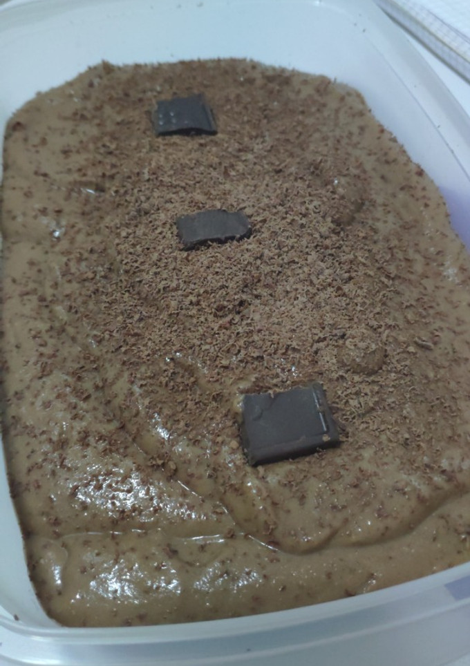 Una foto de Mousse healthy de aguacate y cacao