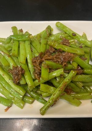 四季豆佐干貝醬 的食譜成品照片
