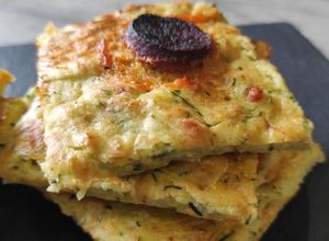 Une photo de Scarpaccia de courgettes