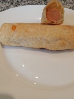Una foto de Perrito caliente en hojaldre