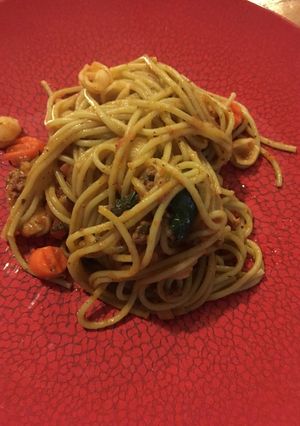 A picture of Candy's Spaghetti.