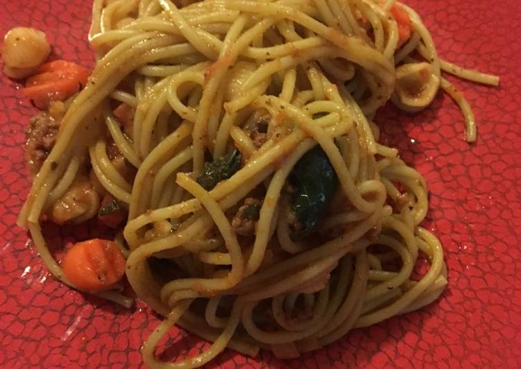 Recipe of Award-winning Candy’s Spaghetti