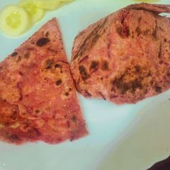 A picture of Beet Roti.