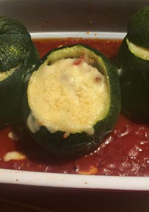 Una foto de Zapallitos rellenos