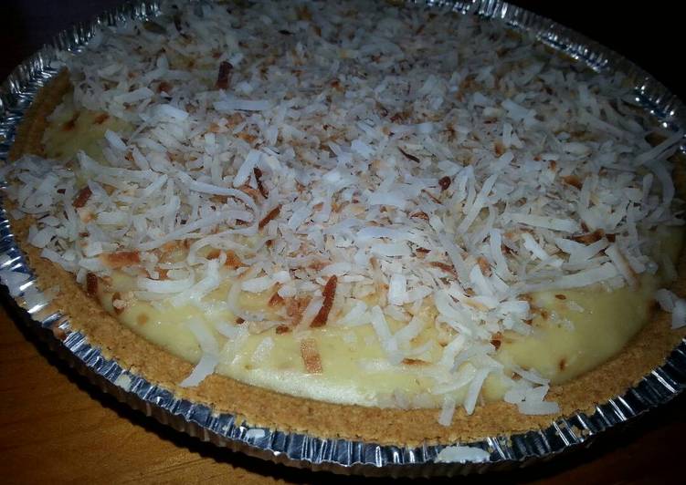 Coconut Custard Cream Pie Coconut Custard Cream Pie