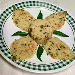 A picture of Vegetable Upma.