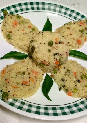 A picture of Vegetable Upma.