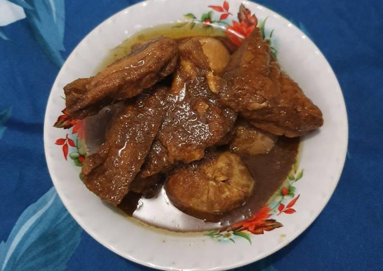 Semur Tahu & Telur Simple