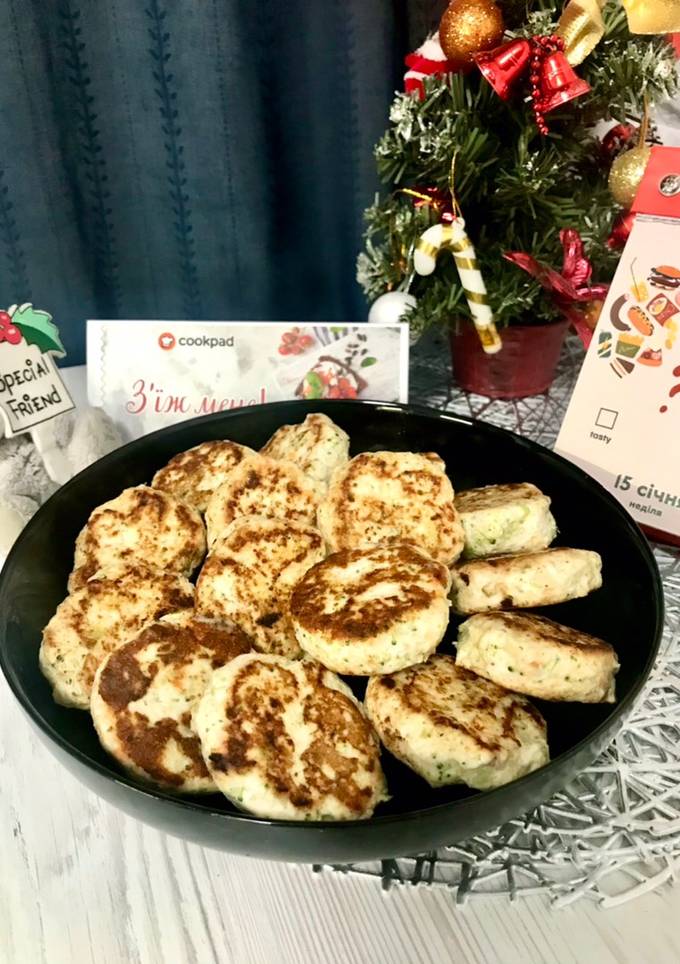 Курячі котлети з броколі
