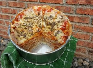 Foto resep 17. LASAGNA KUKUS (kulit pangsit)