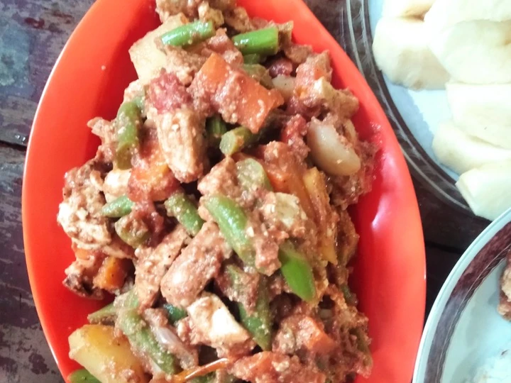 Langkah Gampang Membuat Resep 136). Oseng Buncis Bumbu Kemiri-Lada yang Uenak Anti Ribet, Menggugah Selera