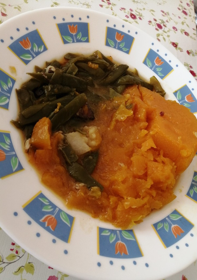 Una foto de Potaje de calabaza