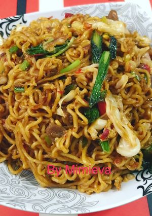 Foto resep Mie goreng terasi pedas
