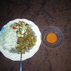 A picture of Dan wake mai cabbage.