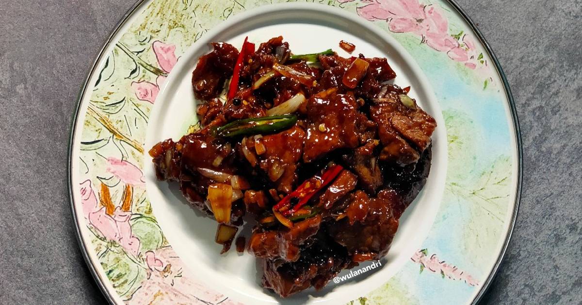 Resep Sapi Lada Hitam Beef Black Pepper Oleh Wulanandri Cookpad