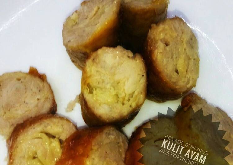 Rolade Bungkus Kulit Ayam #ketopad_cp_resepayam #ketofriendly