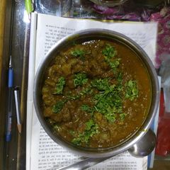 A picture of Pindi chole.