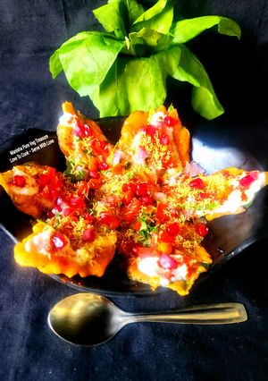A picture of Palak Patta Chaat - Party Starter - New Year New Dish 2026.