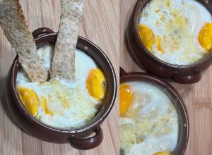 Une photo de Œufs cocotte très gourmands 🥚