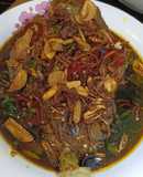 Ikan bawal hitam masak kicap