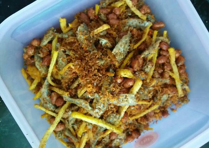 Anti Ribet, Buat Serundeng kelapa ikan bilih Bunda Pasti Bisa