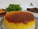 ته دیگ سیب زمینی رنده ای