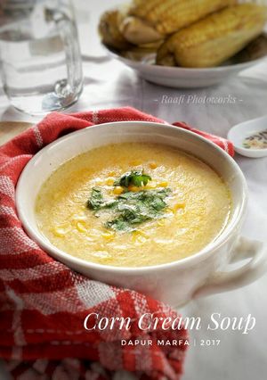 Foto resep Corn Cream Soup (Sup Krim Jagung)