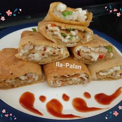 A picture of Mogar Moong Dal Healthy Stuffed Dosa.