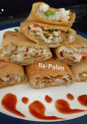 A picture of Mogar Moong Dal Healthy Stuffed Dosa.
