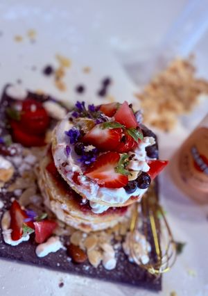 Martinis mascarponés mini torta mandulás tésztával (Air Fryerben) recept fotója