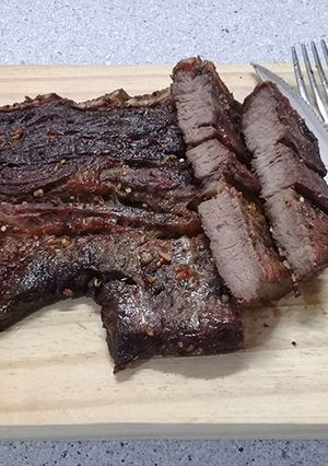 Una foto de Asado americano 🥩✅| Corte americano | Bife americano