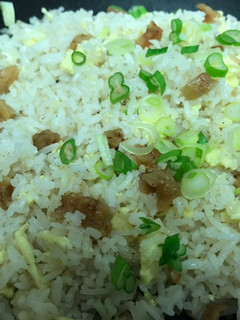 A picture of Bacon and Egg Fried Rice.