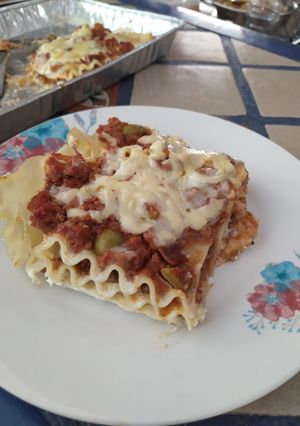 Una foto de Lasagna Receta Facilísima!