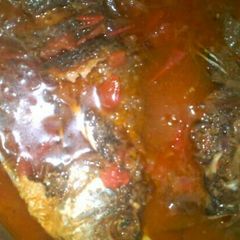A picture of Fish stew.