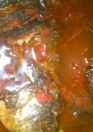 A picture of Fish stew.