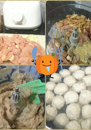Foto resep Bakso ayam kenyal sehat
