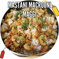 A picture of Mastani macaroni maggi.
