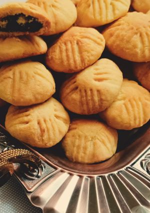 صورة لوصفة معمول العيد بالحليب المكثف المحلي