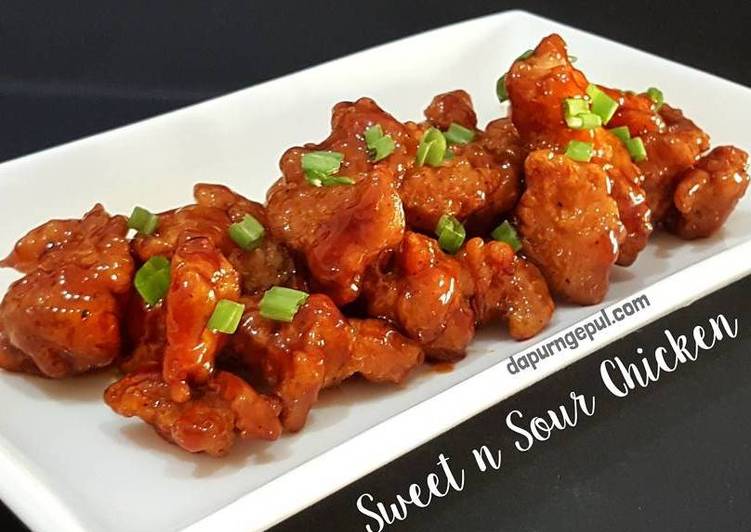 Easiest Way to Make Super Quick Homemade Sweet and Sour Chicken