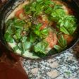 Pizza con harina de garbanzo